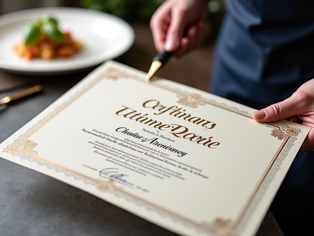 Certificaciones culinarias profesionales reconocidas